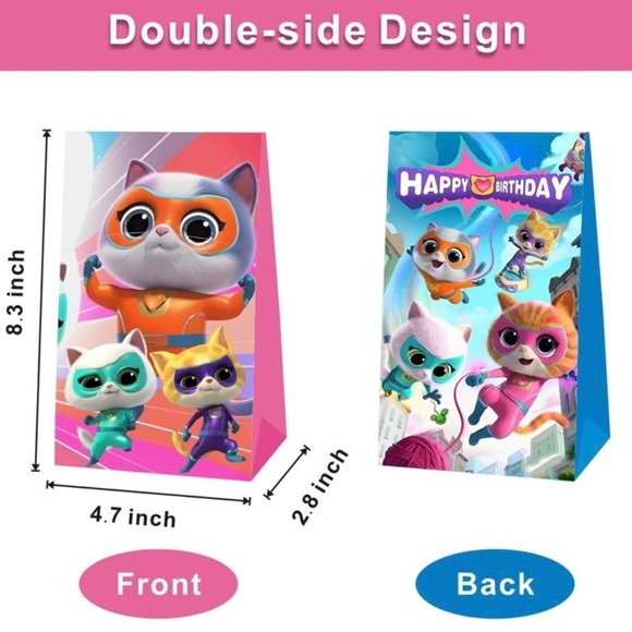 Superhero Cat Gift Bags - Picture 4 of 7